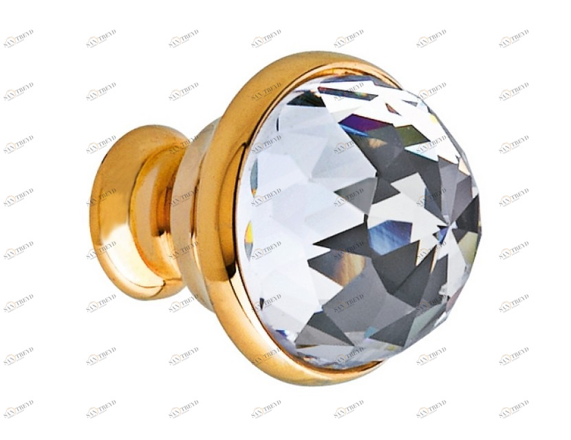 0Z5742.B00.50 Ручка корпуса диаметром 23 мм с кристаллами сваровски Яркий хром Mestre 