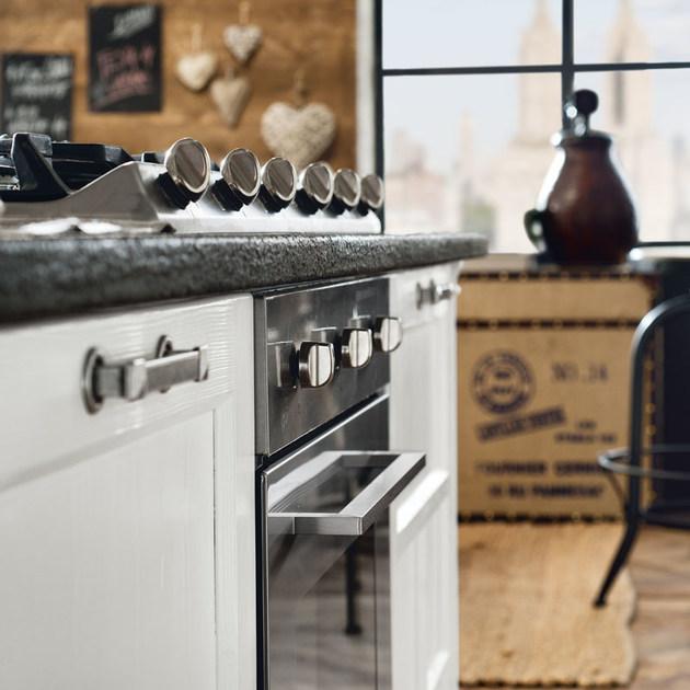 Marchi Cucine Лаковая оборудованная кухня с островом Kreola sun-id-1396776 - Вид №1