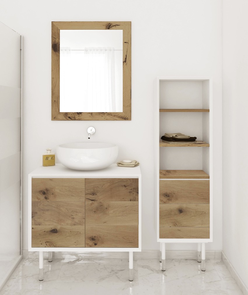 2262/80 CON PIANO STONELIGHT Mobile bagno 2262/80 Bianchini&Capponi Materia MULTICOLOR Bianchini Capponi  - Вид №8