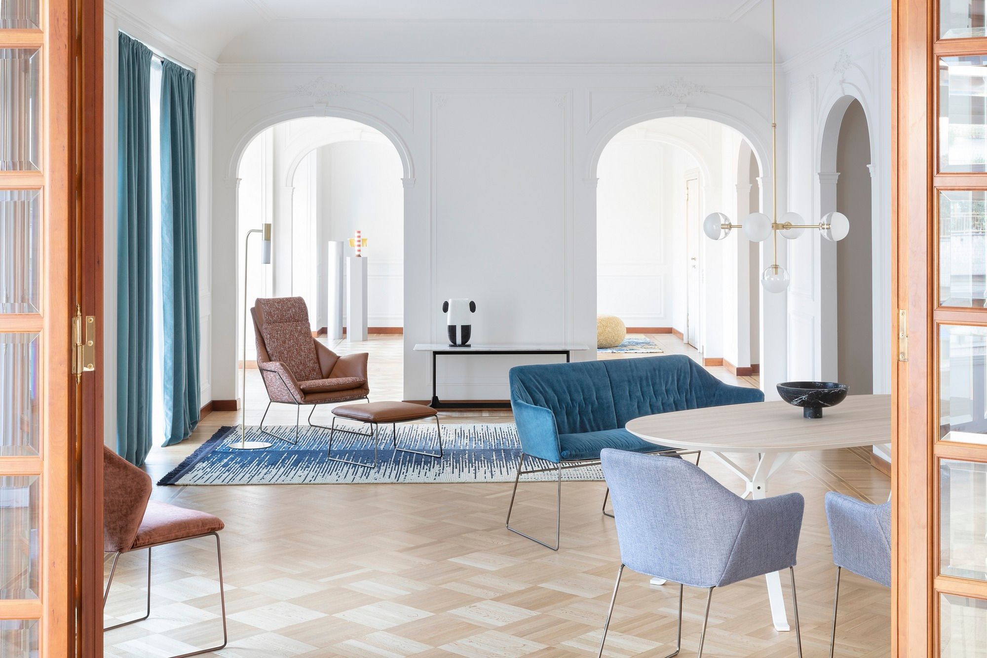 Ткань диван Saba Italia Нью-Йорк ARCH-00102294