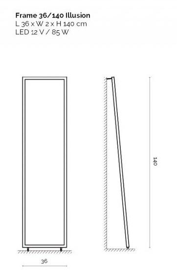 Inarchi Светодиодный торшер из алюминия Frame sun-id-1467773 - Вид №2