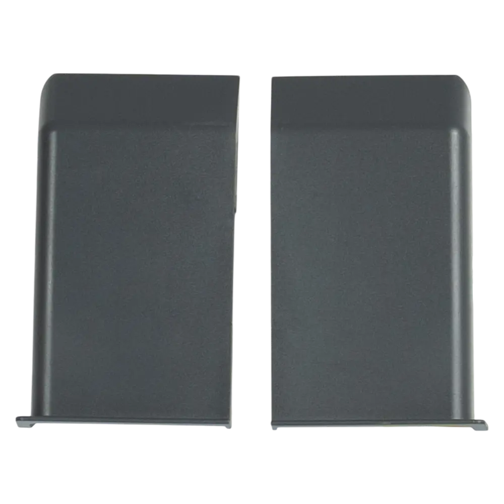 INDAUX Крышка-заглушка для навесов графит 43x13x72 мм (2 шт) 89402308 STLM-1575293