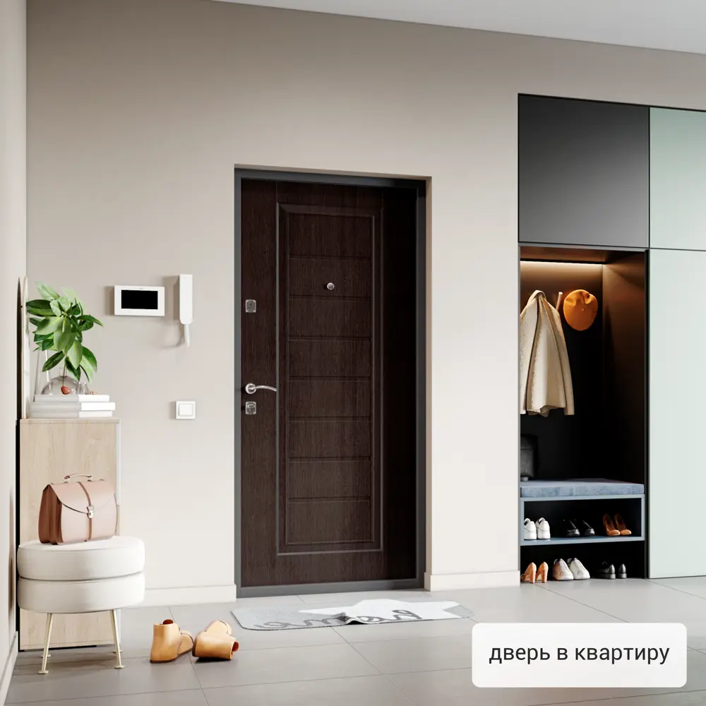 Дверь входная металлическая 95x205 см правая цвет альта дуб TOREX STLM-2035587 - Вид №13