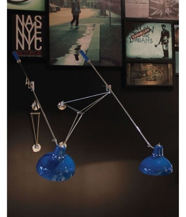 Регулируемая хромированная металлическая настенная лампа Delightfull ARCH-00063061 - Вид №8