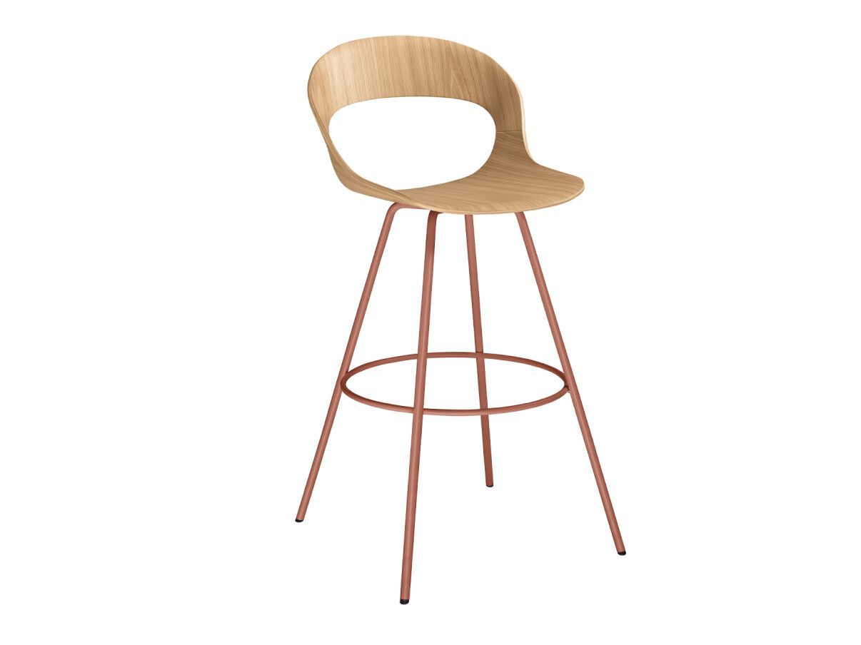 Деревянный табурет со спинкой LD Seating Lotus ARCH-00055986 - Вид №5