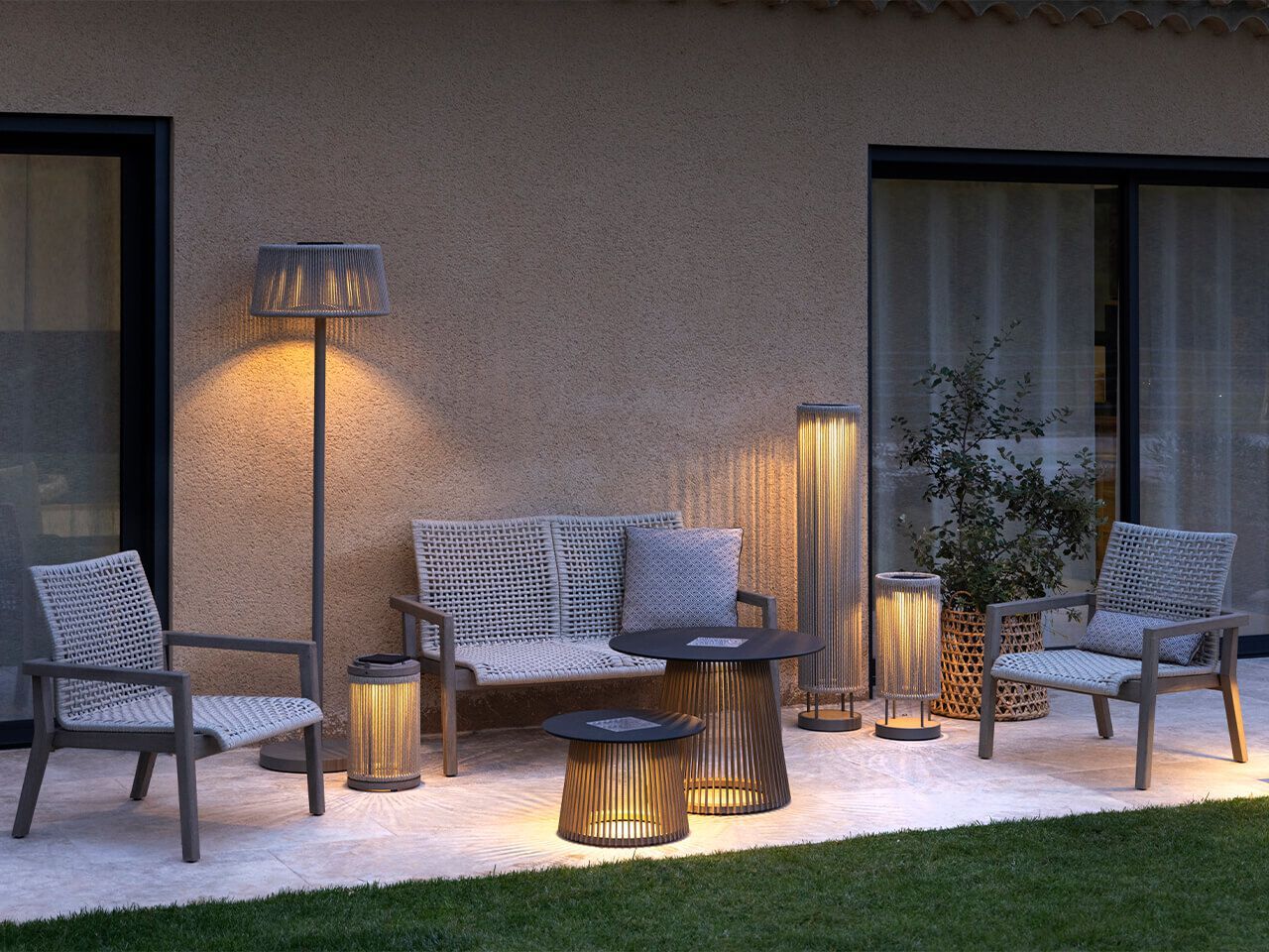 Веревочное садовое кресло с подлокотниками Les Jardins® Копенгаген ARCH-00066596 - Вид №3