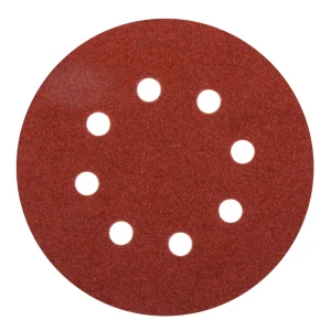 Абразивный круг Velcro Dexter P100, 8 отверстий, D125 мм, 5 шт. 13823006 STLM-2021535