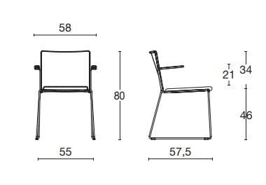 Штабелируемый стул из полипропилена Diemme ARCH-00052447 - Вид №8