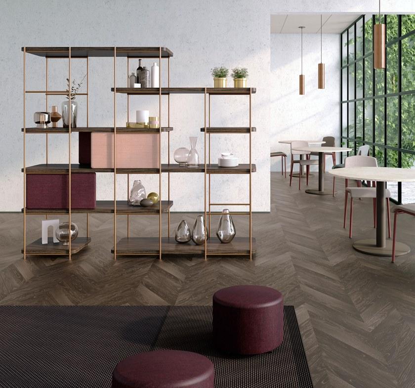 Momocca Модульный двухсторонний книжный шкаф Julia Je02 - Вид №2