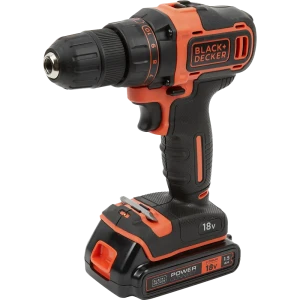 Дрель-шуруповерт аккумуляторная Black&Decker BDCDD186K1B-QW, 18 В Li-ion 2х1.5 Ач