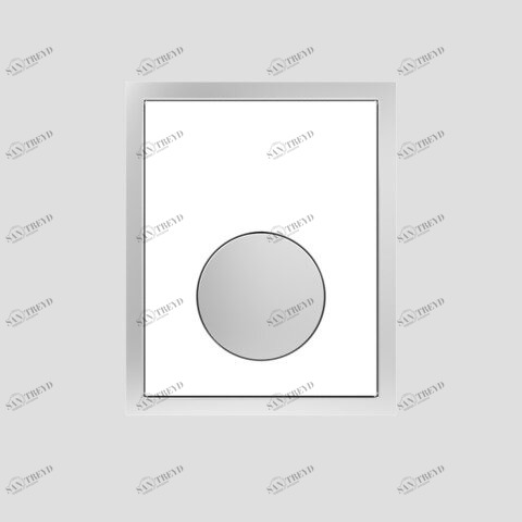 SANIT 72102001063050 SANIT Писсуар крышка стекло / пластик белый / хром 