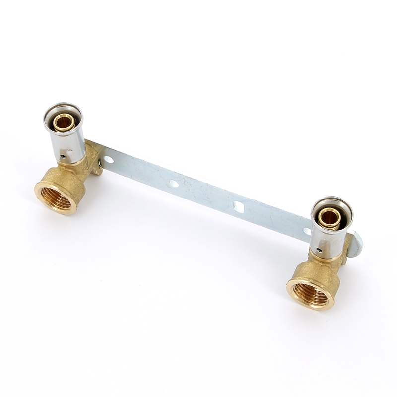 Водорозетка пресс-В двойная на планке HENCO 16x1/2"x16 28P16041604 - Вид №1