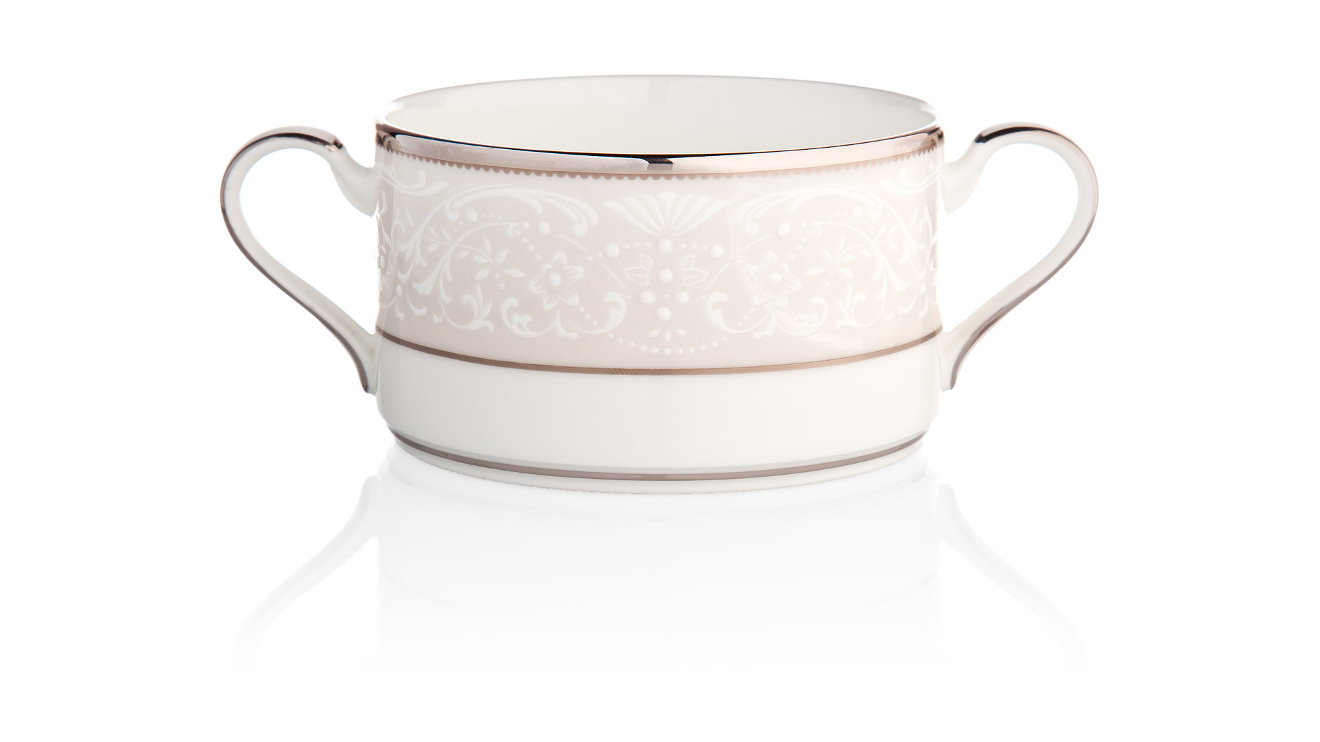 10676106 Noritake Сервиз столовый Noritake Серебряный дворец на 6 персон 20 предметов, фарфор Фарфор костяной  - Вид №4