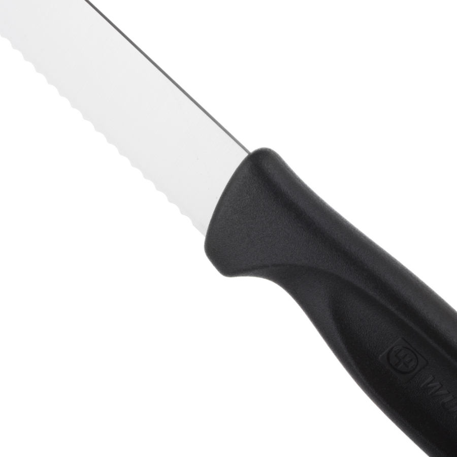 Нож для стейка Sharp Fresh Colourful, 10 см, черная рукоятка WUESTHOF W3041 - Вид №1