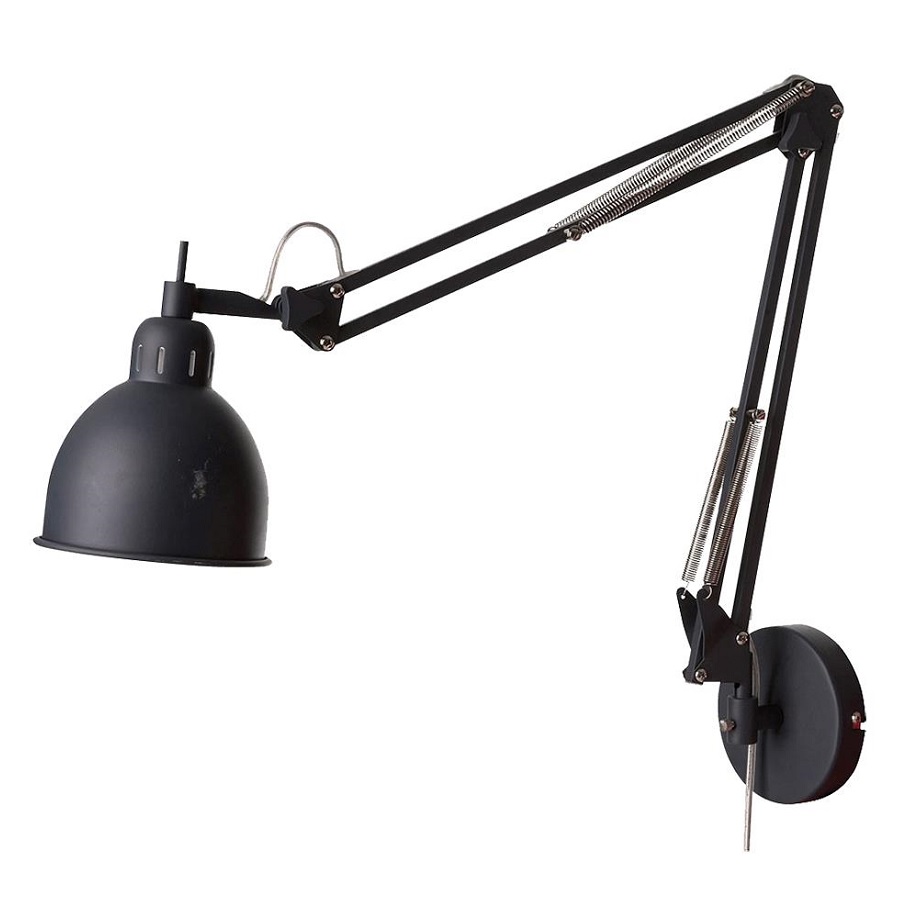 414801601101 Лампа настенная job, 55/75хD13,5 см, серая матовая Frandsen 