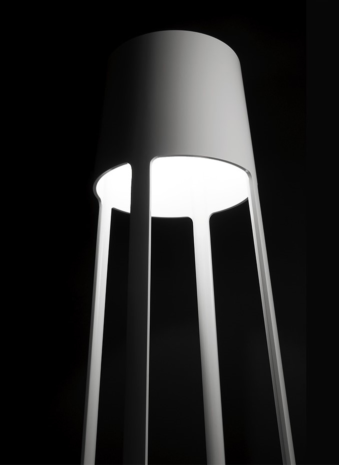 008505 Торшер белый Estiluz Poulpe - Вид №1