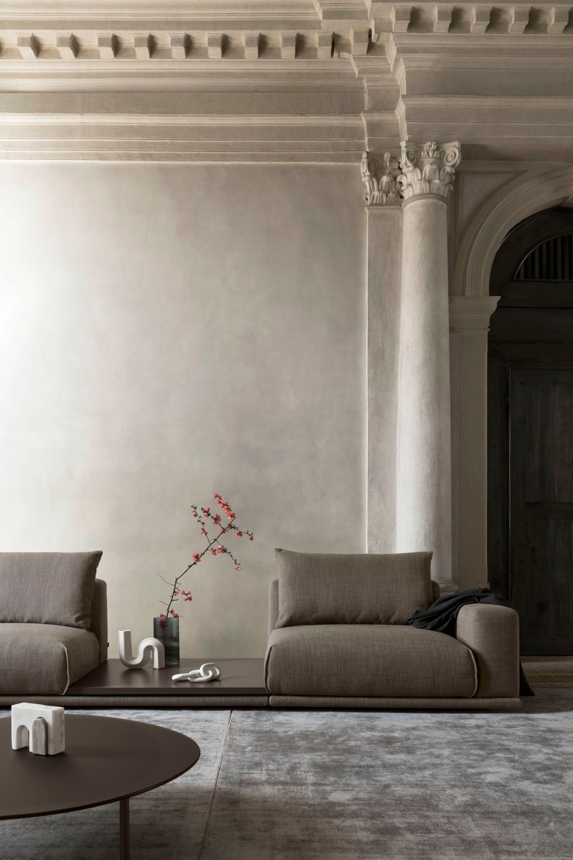 Секционный диван из ткани Alf DaFrè LAND ARCH-00112667 - Вид №10