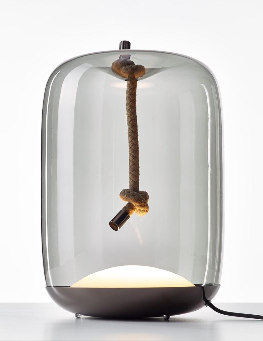 BROKIS Настольная лампа из дутого стекла Knot Pc1078 - Вид №10