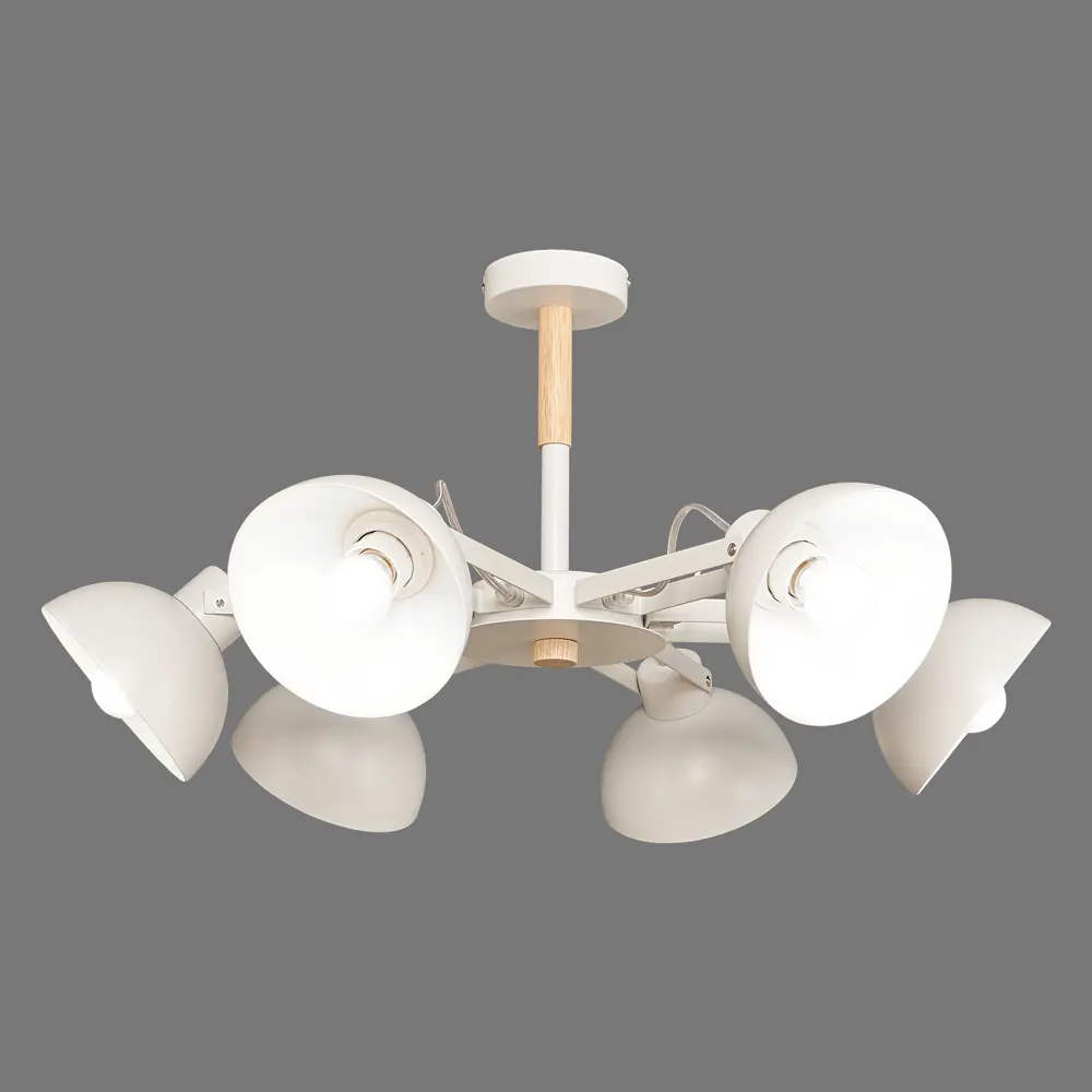 Люстра потолочная Anabel L1118-6, 6 ламп, 20 м², цвет белый 82058200 STLM-2162285 LAMPLANDIA  - Вид №3