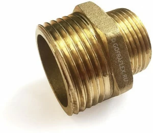 Нипель латунный 3/4" на 1" дюйм Flexible hose Россия