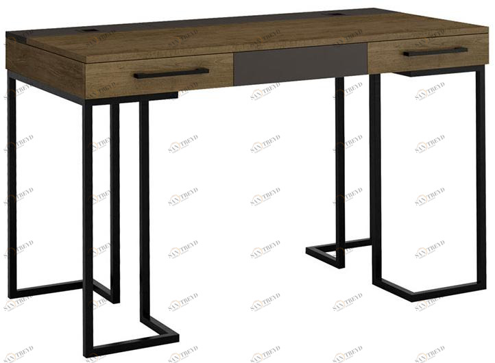 1748 Стол рабочий Loft Дуб табак/Графит R-HOME 4003605H_Табак