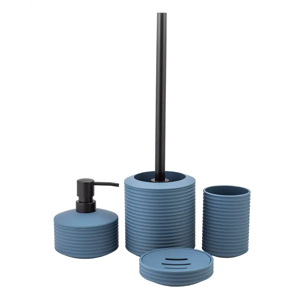 Ершик для унитаза SWENSA Rail с держателем, синий 89380256 STLM-1424249 - Вид №2