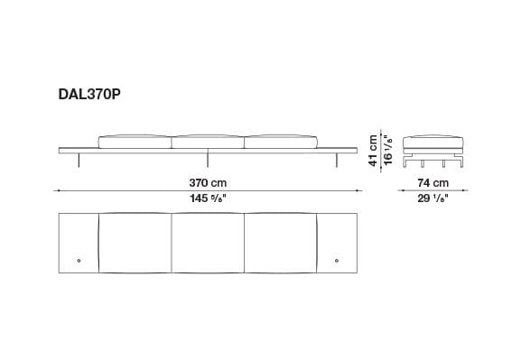 3-местный тканевый диван B&B Italia док ARCH-00033457 - Вид №71