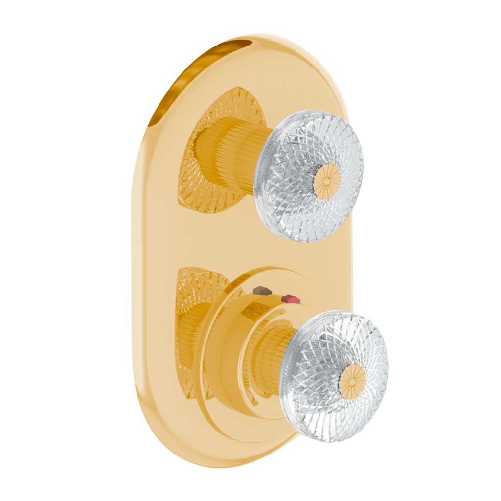 C45-2R21 C45-2R21 Комплект овальной накладки КРЫЛО ЛЕБЕДЯ Cristal & Bronze CYGNE AILÉ Cygne Aile - Вид №1