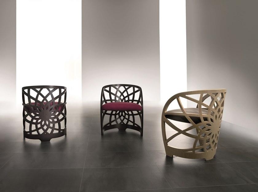 Carpanelli Мягкое кресло с подлокотниками Optical skin Se54 - Вид №1