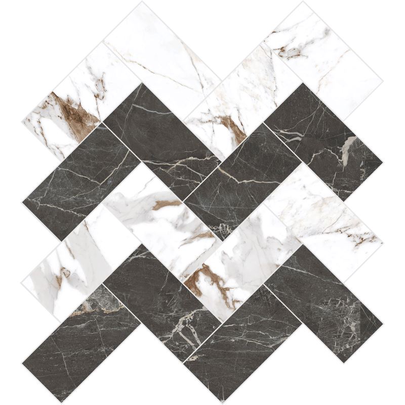 K9509048FLR1VTE0  Vitraglobal Marble Cut Mix 