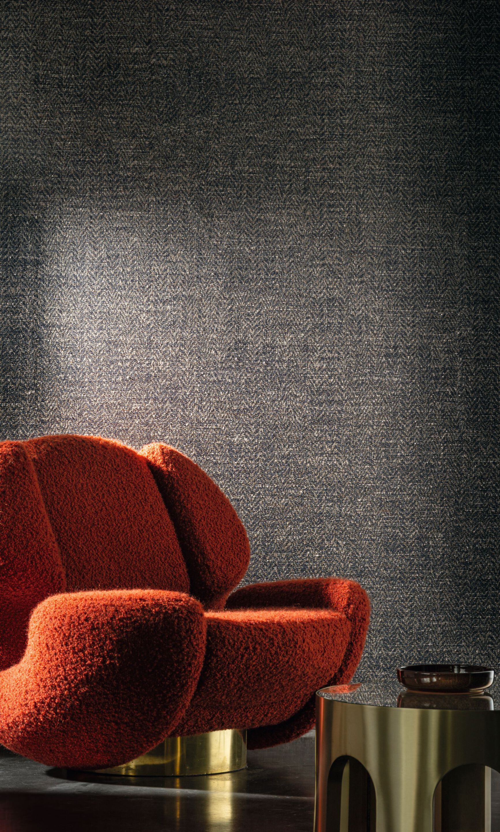 Однотонная настенная ткань Casamance Джаспер ARCH-00016502 - Вид №1