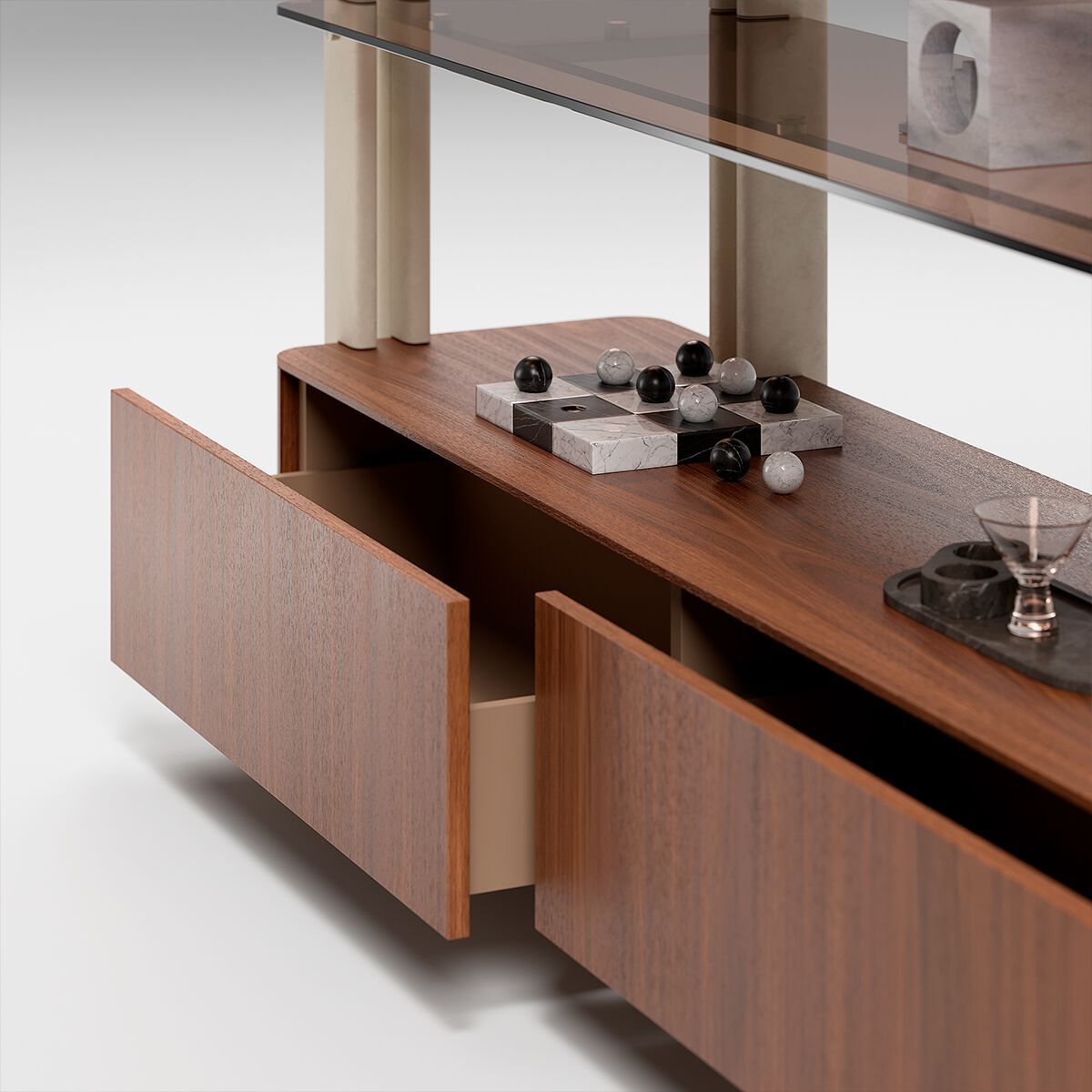 Деревянный двухсторонний книжный шкаф Capital Collection Diesis ARCH-00066794 - Вид №5