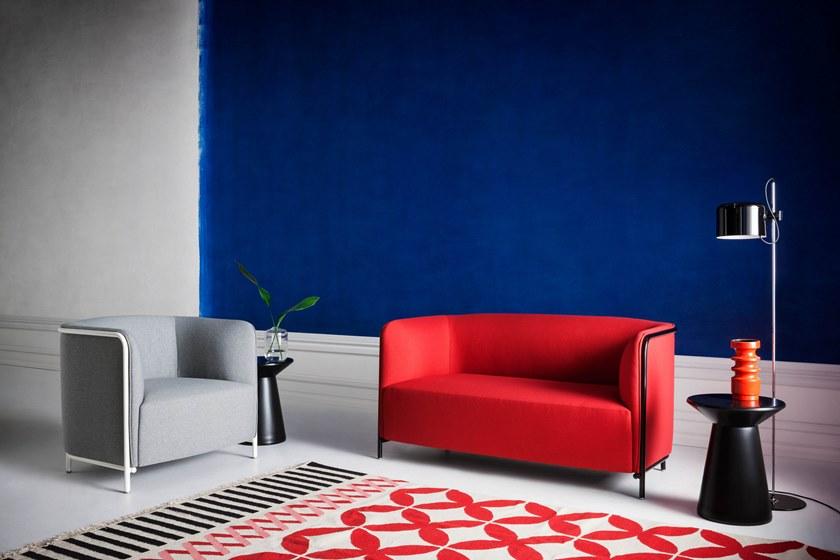 GABER Кресло из ткани с подлокотниками Place 280. - Вид №6