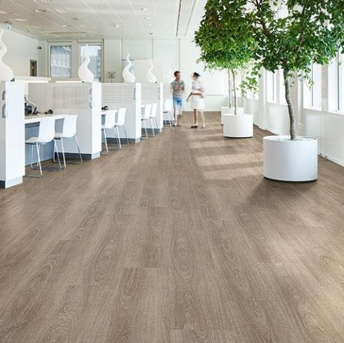 Виниловый ламинат Forbo Allura Click Серый 60280 Дуб (Рельефная) 1505х237 мм 2901000012 - Вид №1