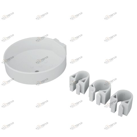 Мыльница белая ORANGE SOAP DISH-W Хром sun-id-1517234