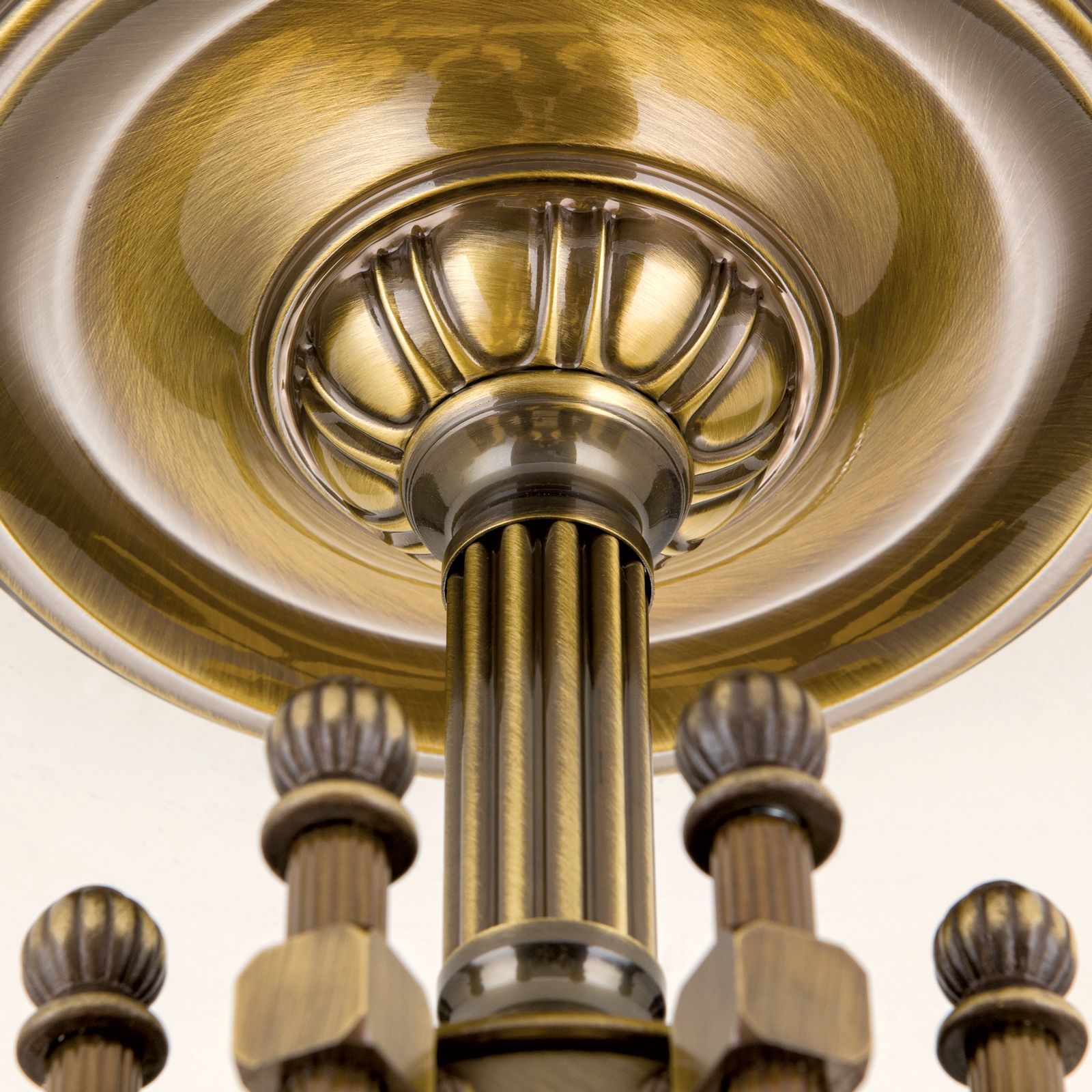 Люстра из латуни и стекла Orion Wiener Nostalgie ARCH-00047383 - Вид №5