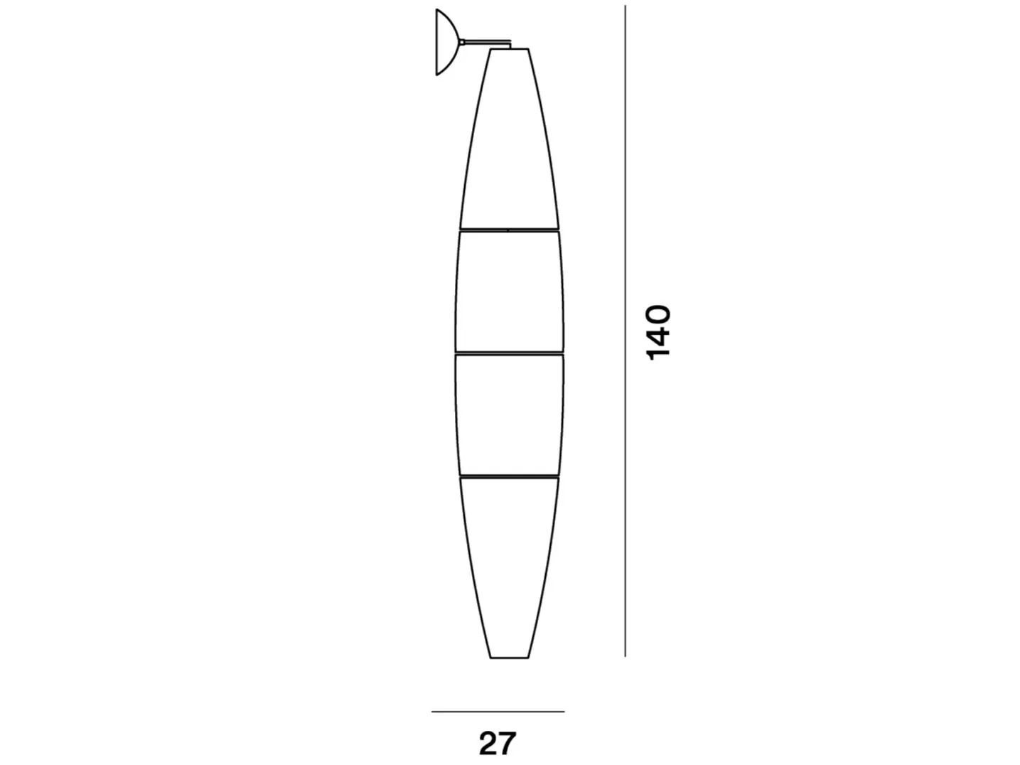 Настенный светильник из полиэтилена Foscarini Гавана ARCH-00087854 - Вид №2