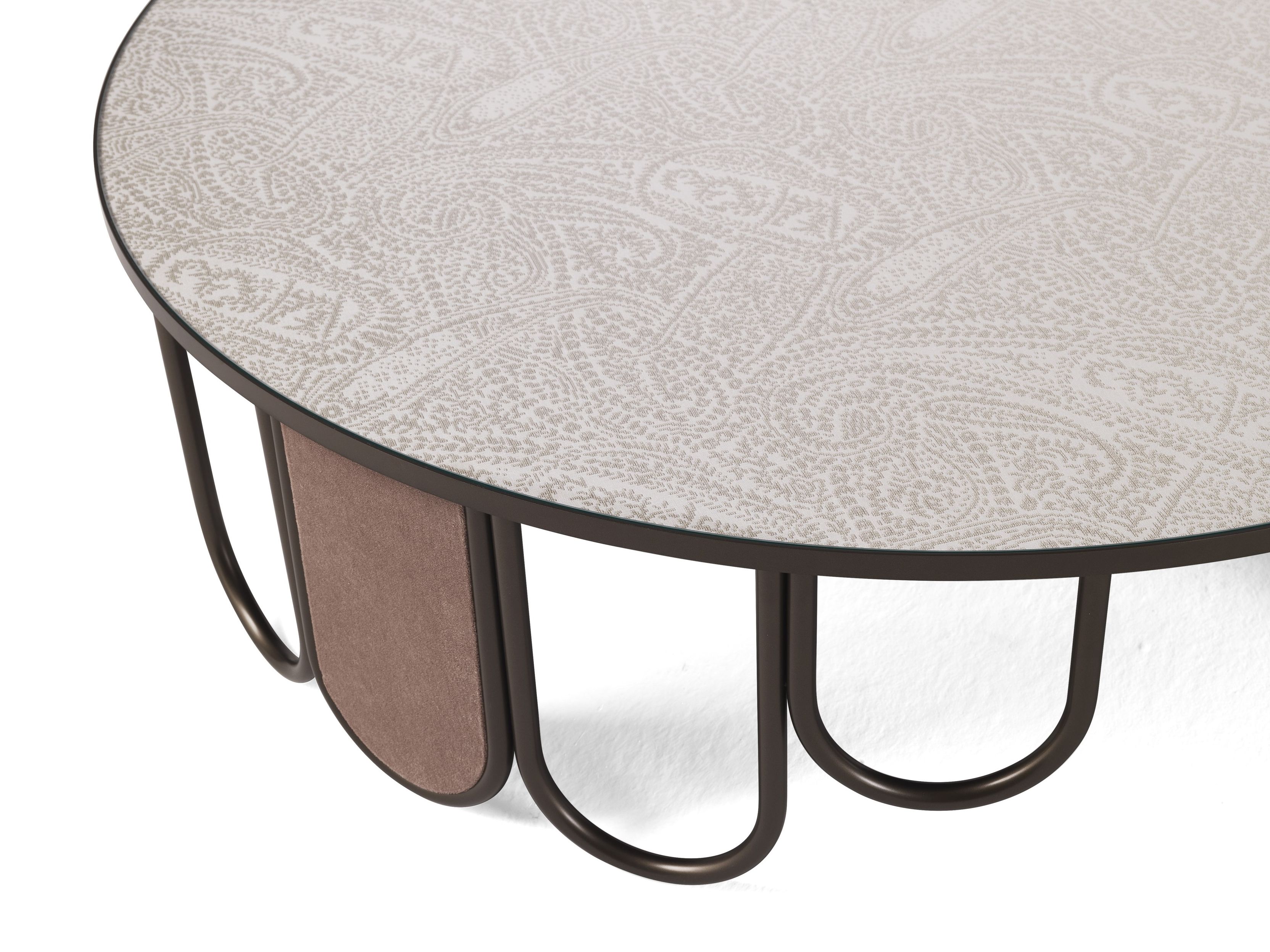 Круглый железный журнальный столик ETRO Home Interiors Chandra ARCH-00096949 - Вид №5
