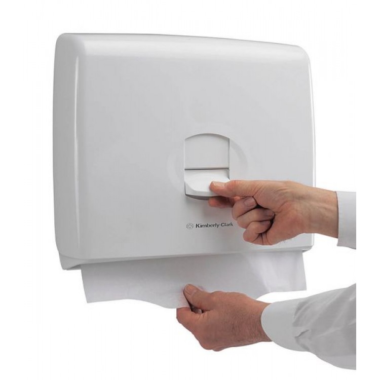 6957 Kimberly Clark Диспенсер покрытий на унитаз белый Kimberly Clark Professional Aquarius 6957 белый  - Вид №1