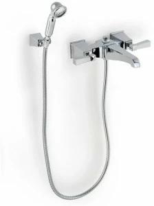 Devon&Devon Смеситель для ванны настенный из латуни с ручным душем Vip time