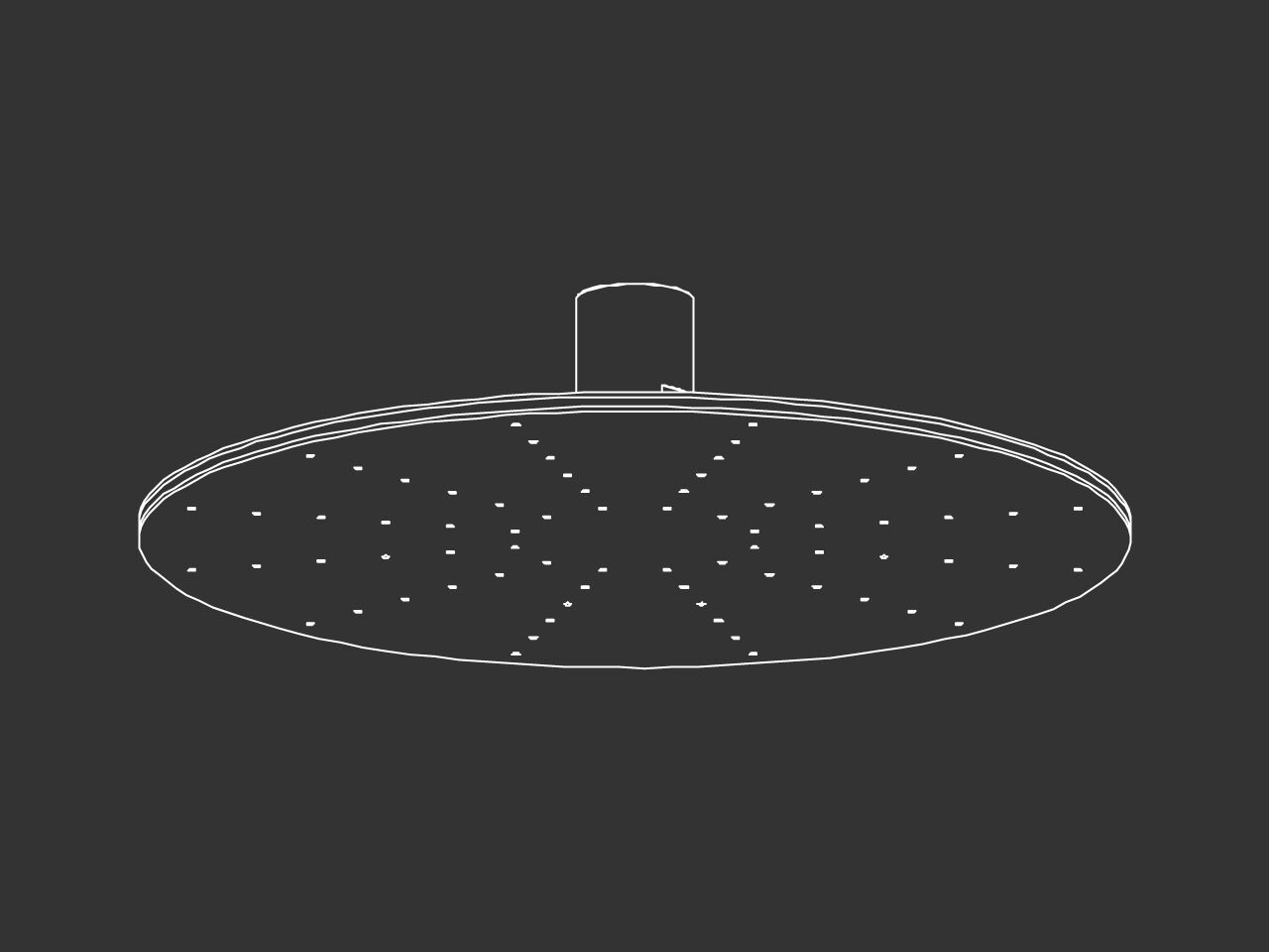 Регулируемая круглая душевая головка из нержавеющей стали CEADESIGN FREE IDEAS ARCH-00081211 - Вид №1