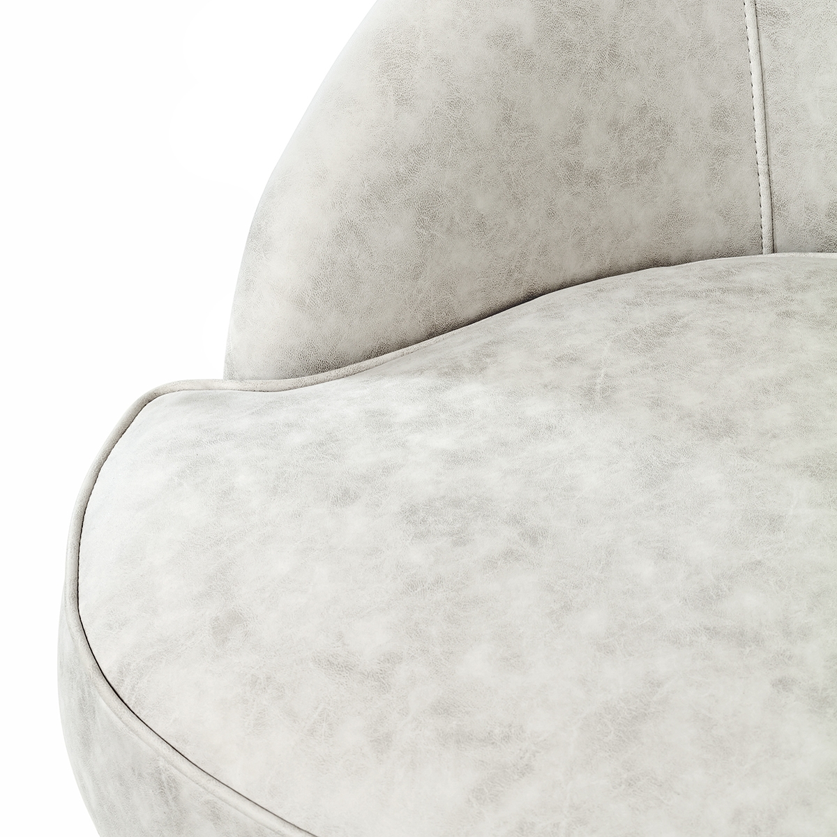 706057-10 ABHIKA КРЕСЛО КРУГЛОЕ WHITE  - Вид №1