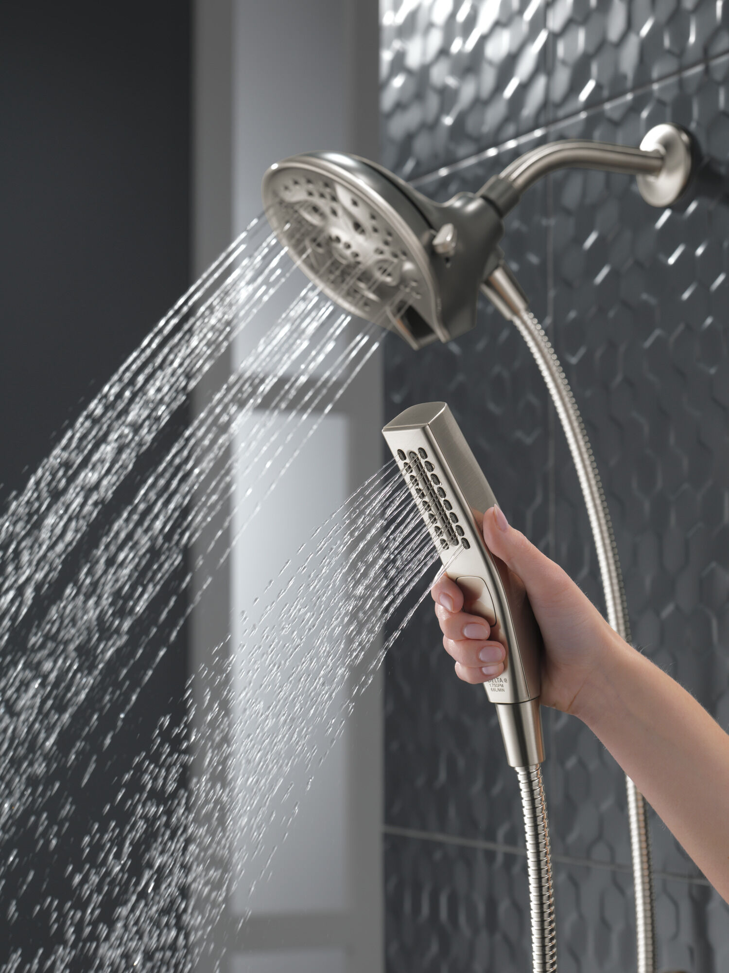 Комбинированный H2O HSSH 1,75 галлона в минуту MagnaTite 5S Delta Faucet 75510SN - Вид №11