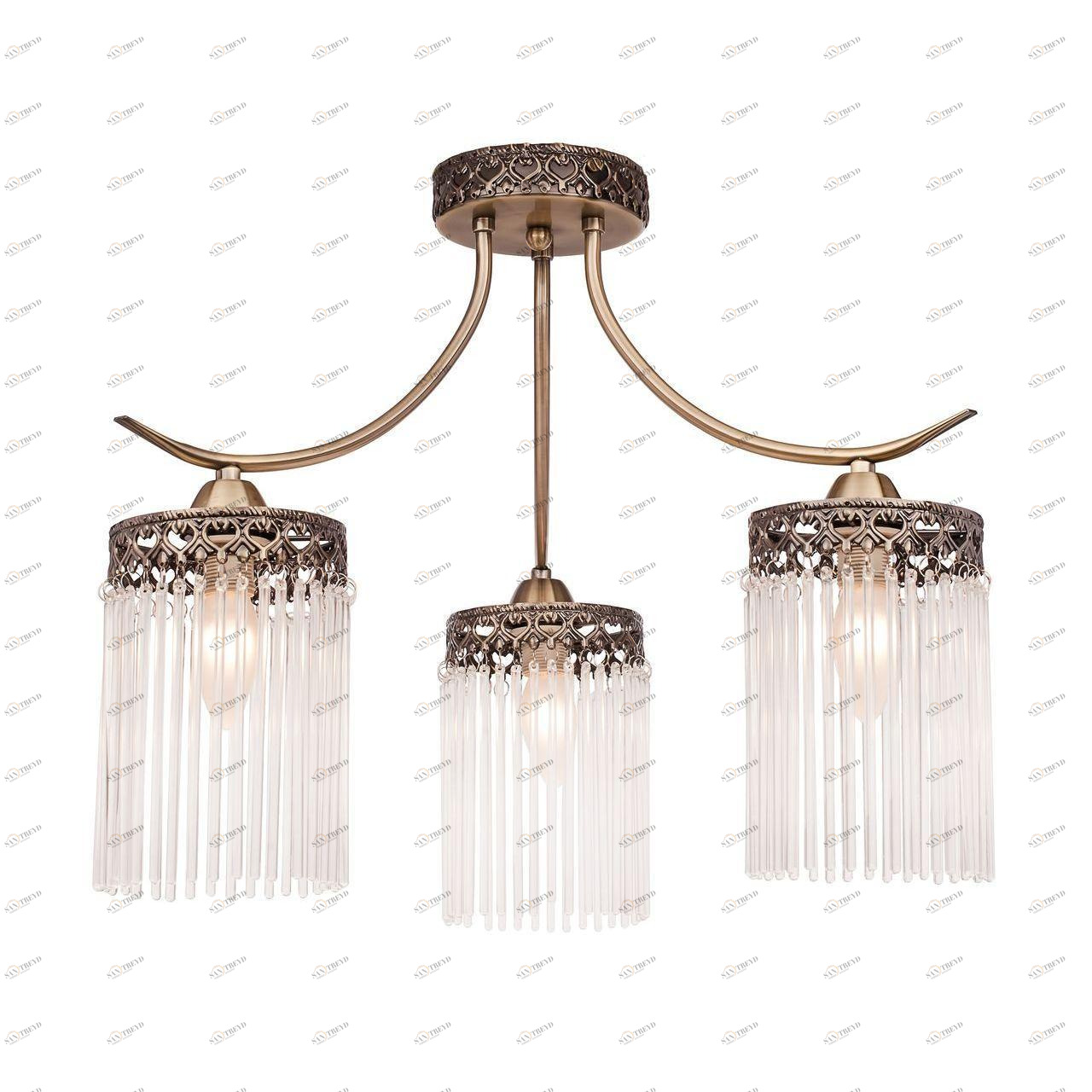 Потолочная люстра Silver Light Venezia 715.53.3 SILVER LIGHT VENEZIA BRONZE 183433 Бронза 