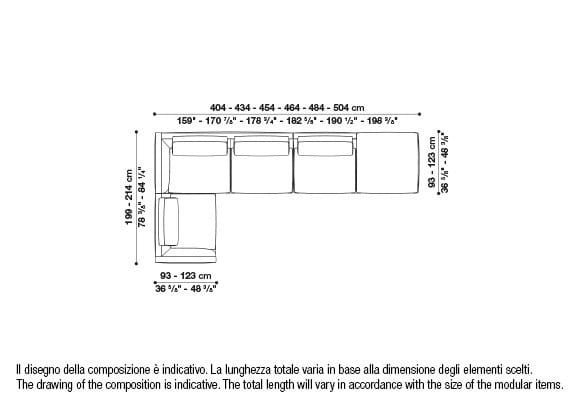 Угловой диван из ткани B&B Italia Ричард ARCH-00040927 - Вид №94
