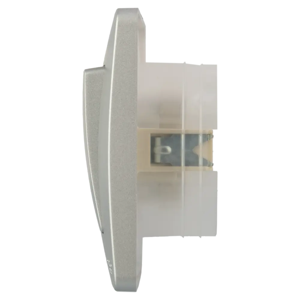 Выключатель проходной встраиваемый Systeme Electric Blanca 1 клавиша цвет алюминий STLM-2146800 - Вид №3