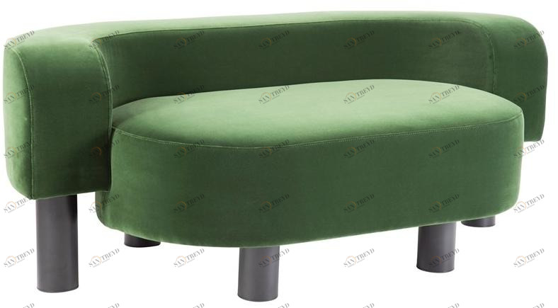 pulpo 2-х местный бархатный диван Kaboom + oooh + pow + wham sun-id-1419003