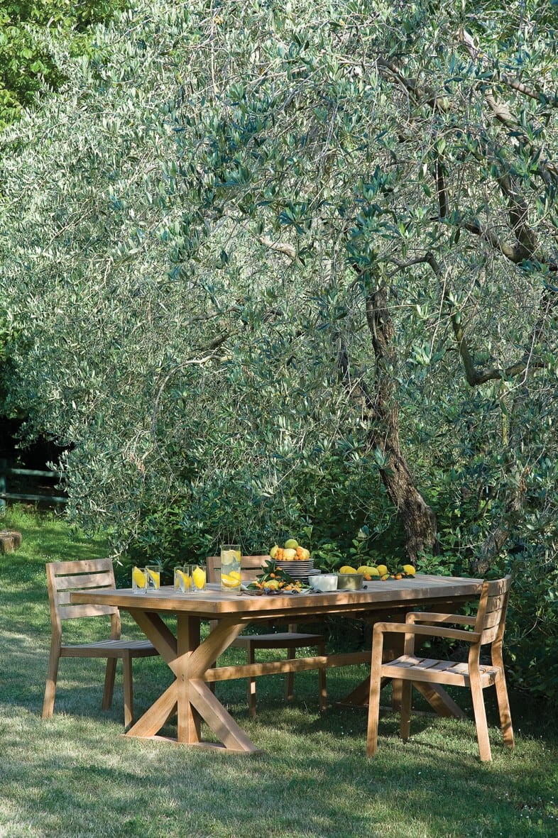 Прямоугольный садовый стол из тикового дерева Ethimo ARCH-00092594 - Вид №3