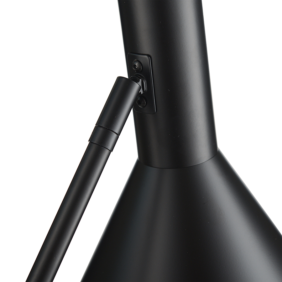 250965011 Лампа настольная lyss, 50х25хD18 см, черная матовая Frandsen  - Вид №1