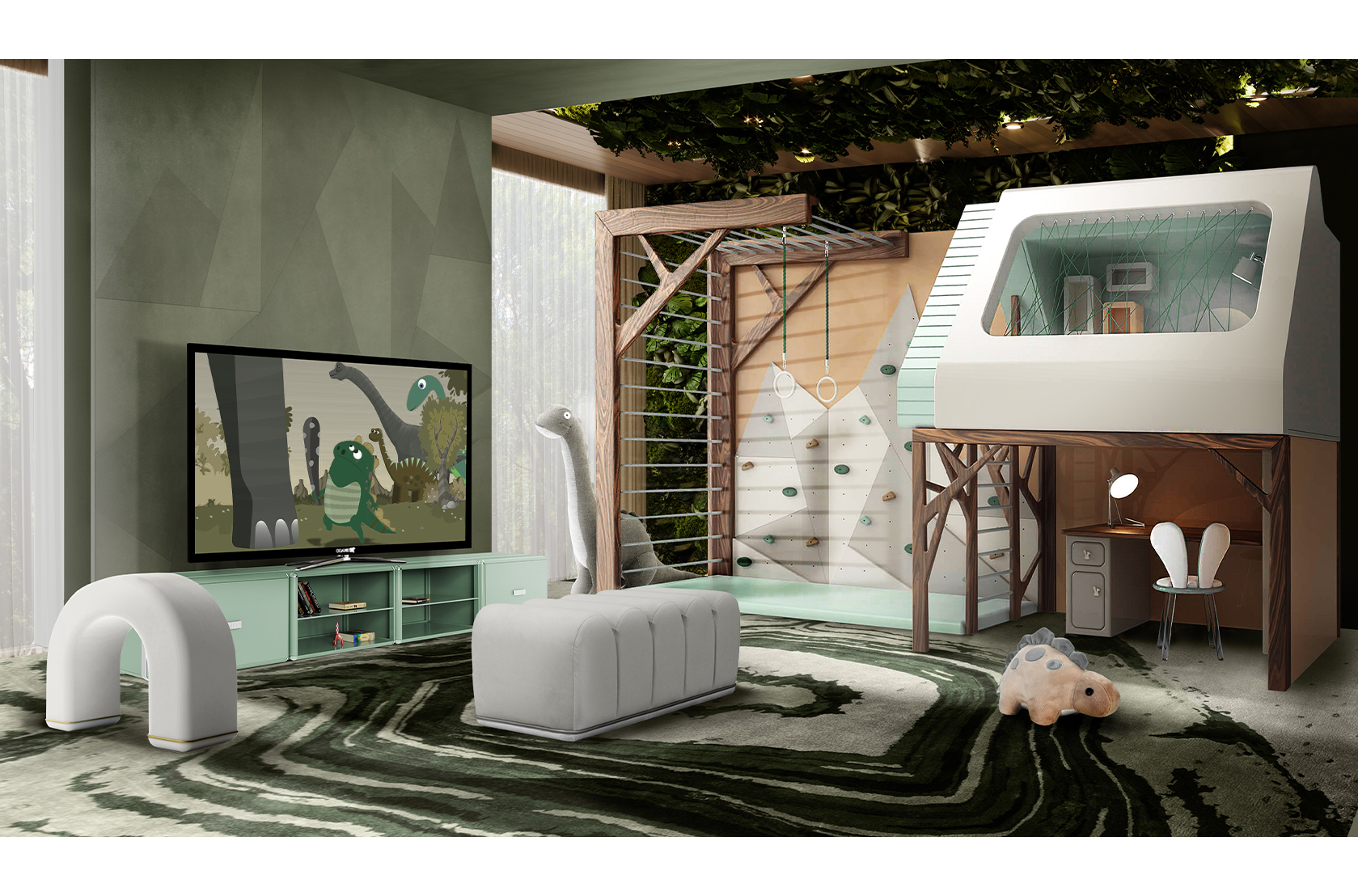 CIST844 Кровать-чердак Circu  - Вид №3